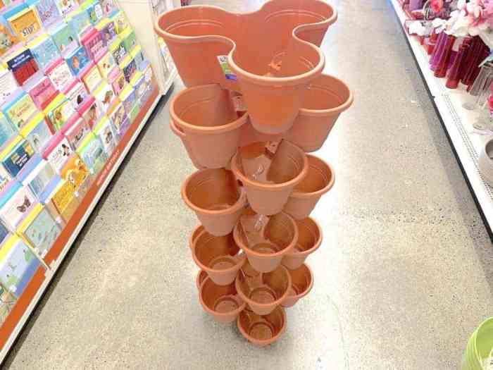 Pots flower dollar store gardening container gardens